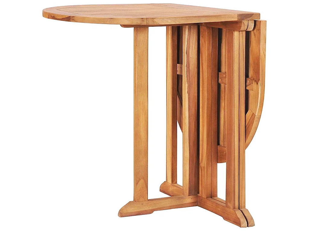 Table pliable de jardin papillon 120x70x75 cm Bois teck solide