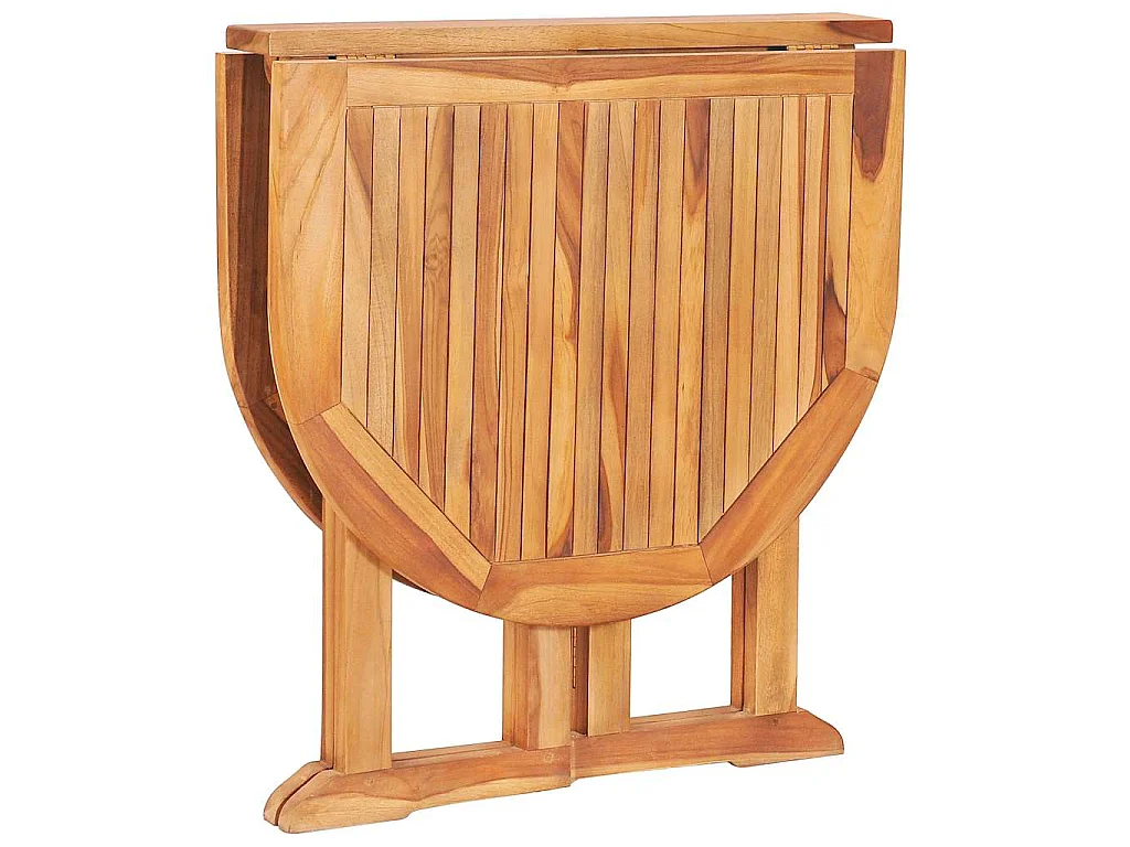 Table pliable de jardin papillon 120x70x75 cm Bois teck solide