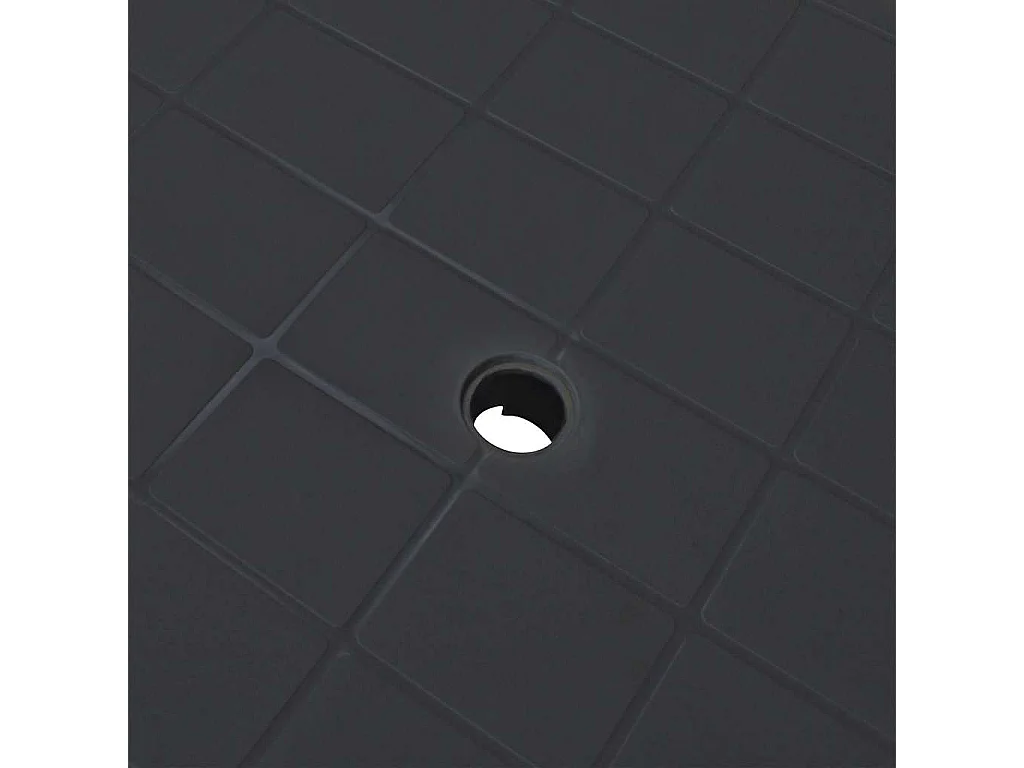 Gartentisch Anthrazit 101x68x72 cm Kunststoff