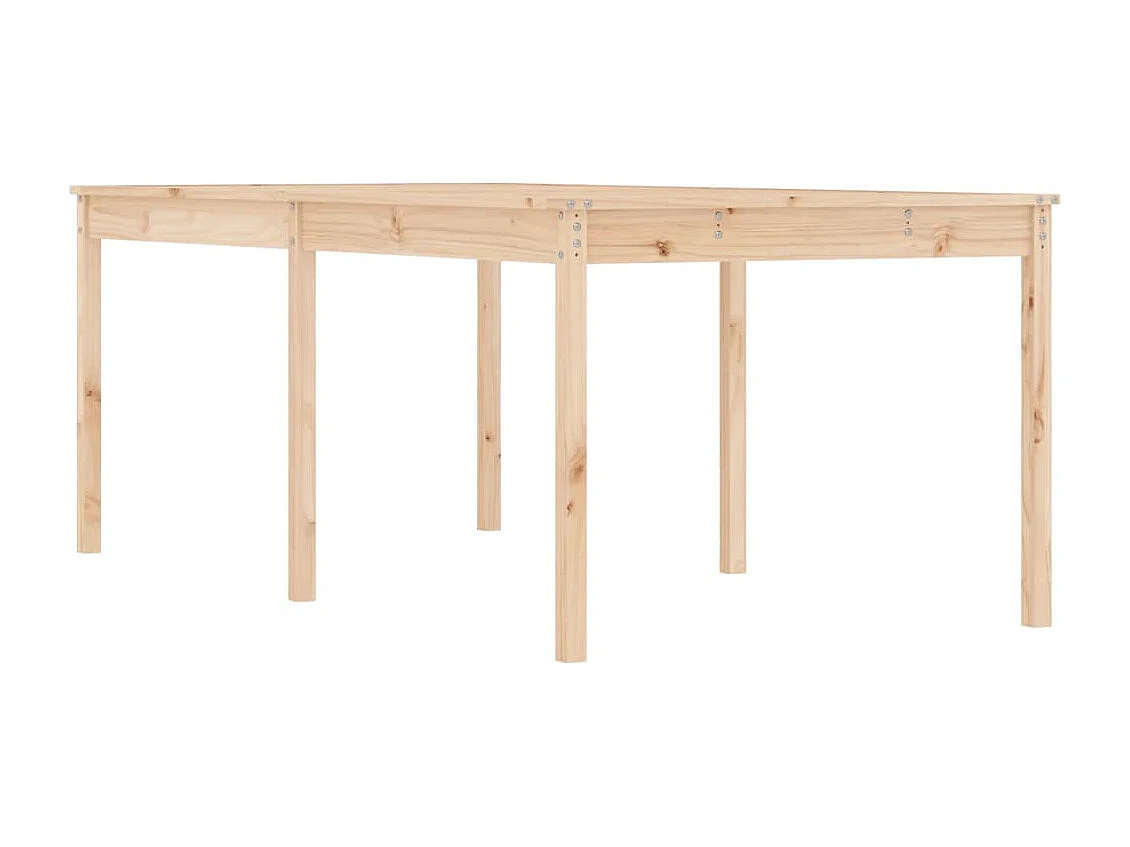 Tavolo da Giardino 203,5x100x76 cm in Legno Massello di Pino