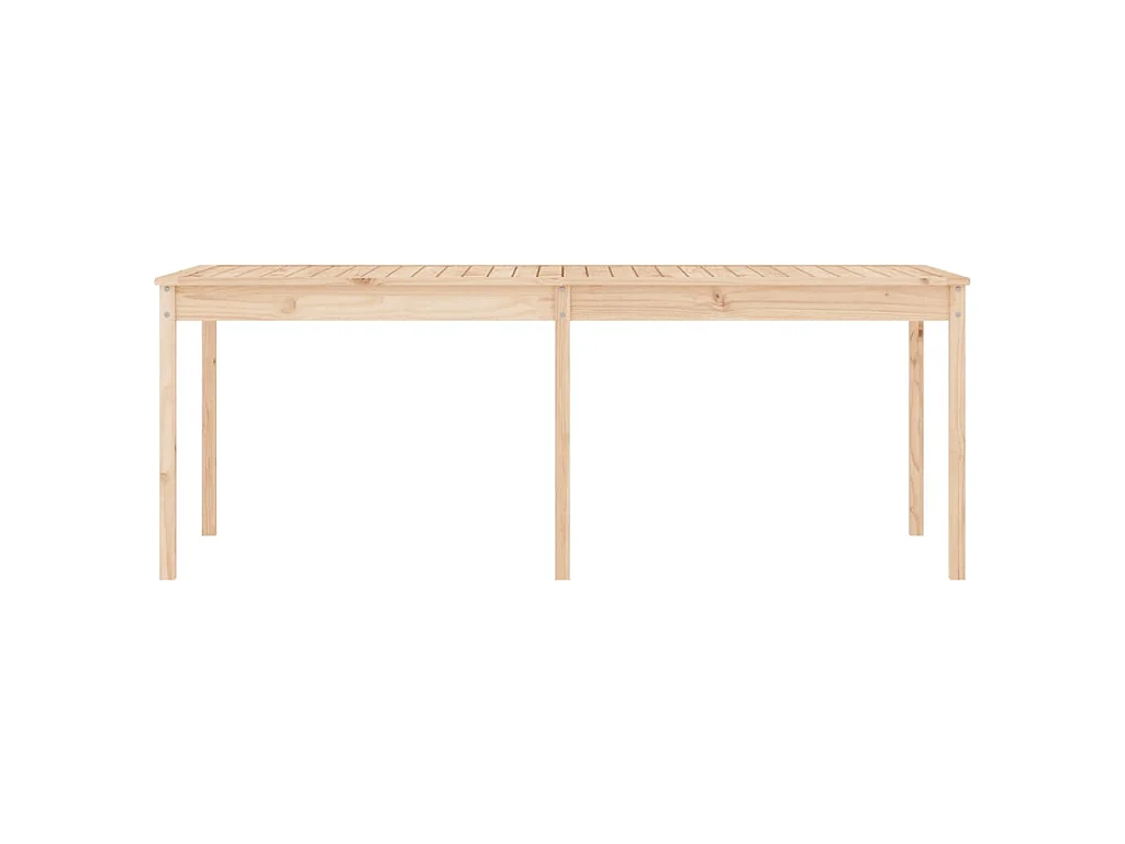 Mesa de jardim 203,5x100x76 cm madeira de pinho maciça