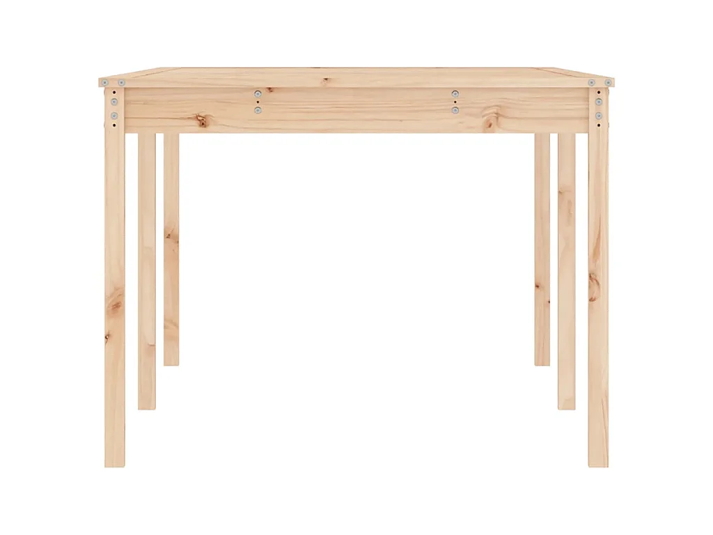 Mesa de jardim 203,5x100x76 cm madeira de pinho maciça
