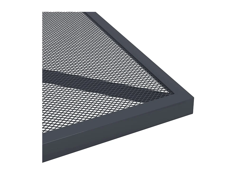 Tuintafel 50x50x72 cm staalgaas antracietkleurig