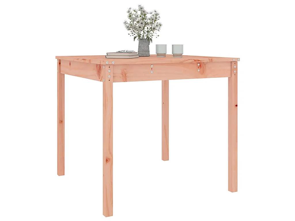 Gartentisch 82,5x82,5x76 cm Massivholz Douglasie