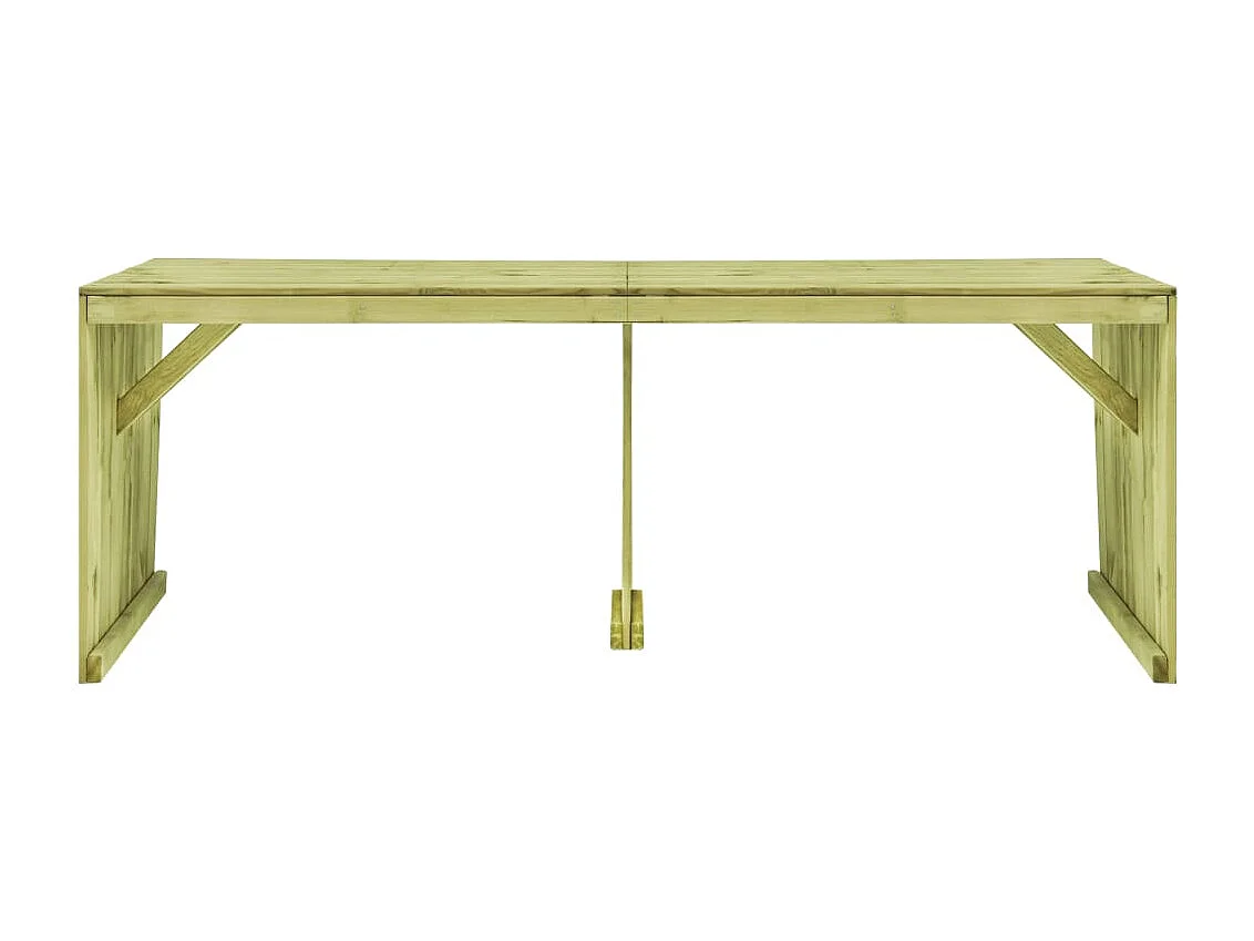 Tuintafel 220x101,5x80 cm geïmpregneerd grenenhout