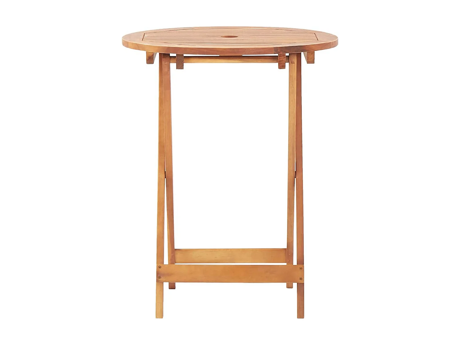 Mesa de jardim dobrável 60x75 cm madeira de acácia maciça