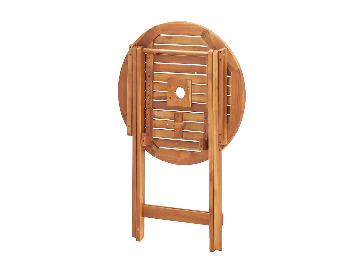 Mesa de jardim dobrável 60x75 cm madeira de acácia maciça
