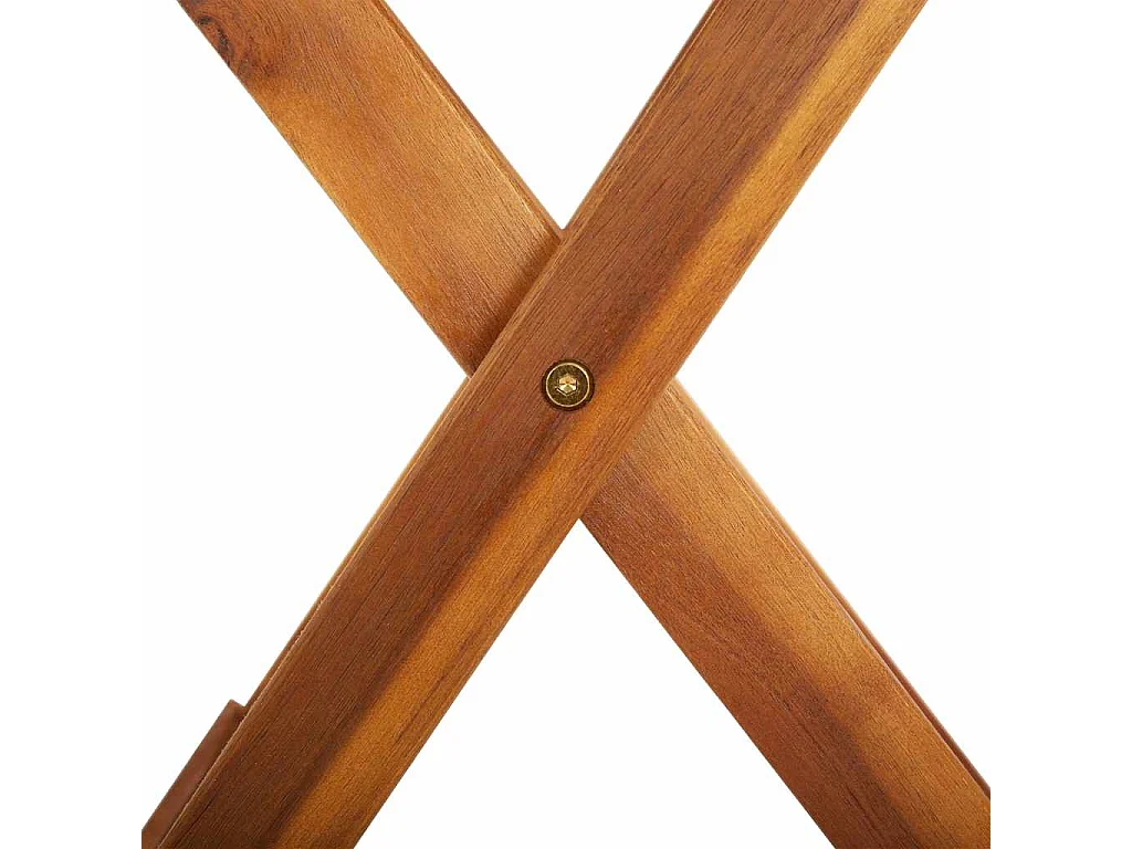 Table pliable de jardin 60x75 cm bois d'acacia massif