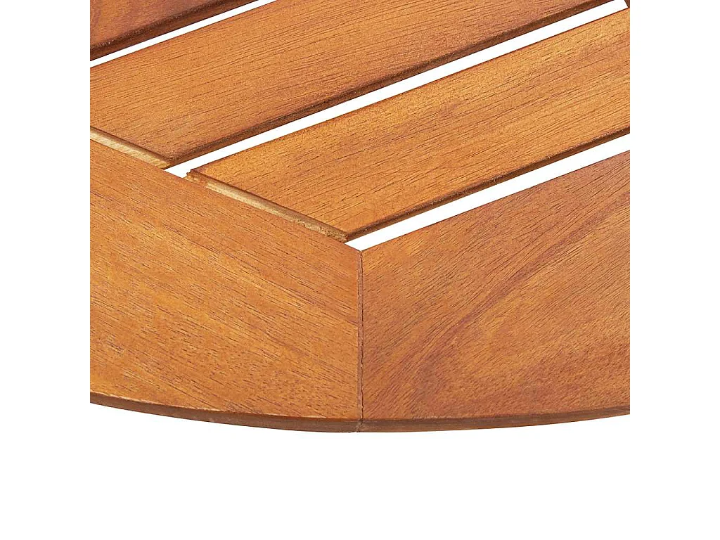 Table pliable de jardin 60x75 cm bois d'acacia massif