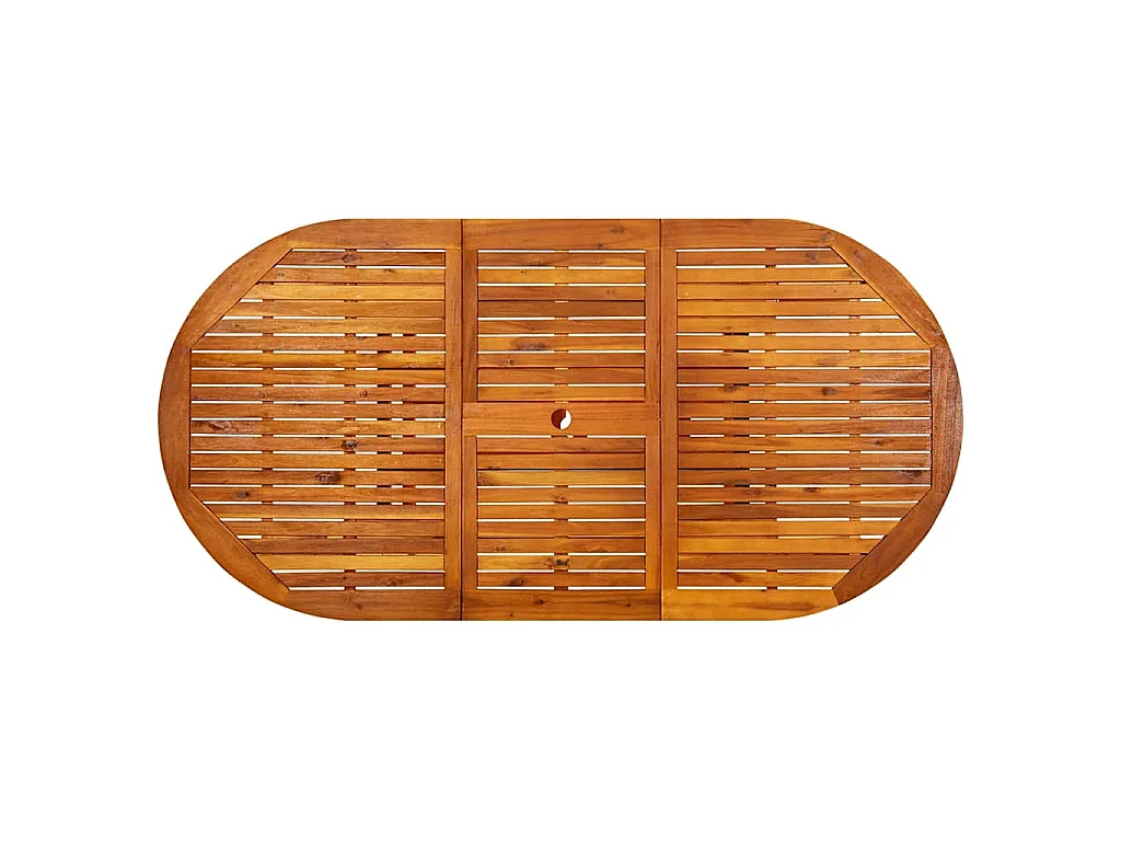 Table de jardin (150-200)x100x75 cm Bois d'acacia massif