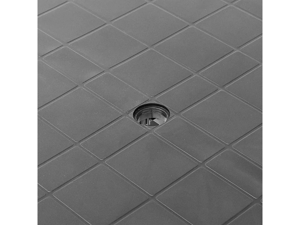 Gartentisch Anthrazit 80x75x72 cm Kunststoff