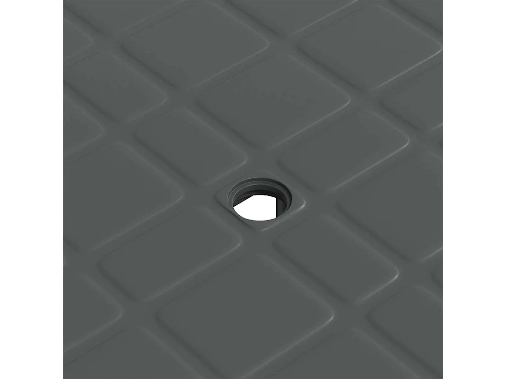 Gartentisch Anthrazit 80x75x72 cm Kunststoff