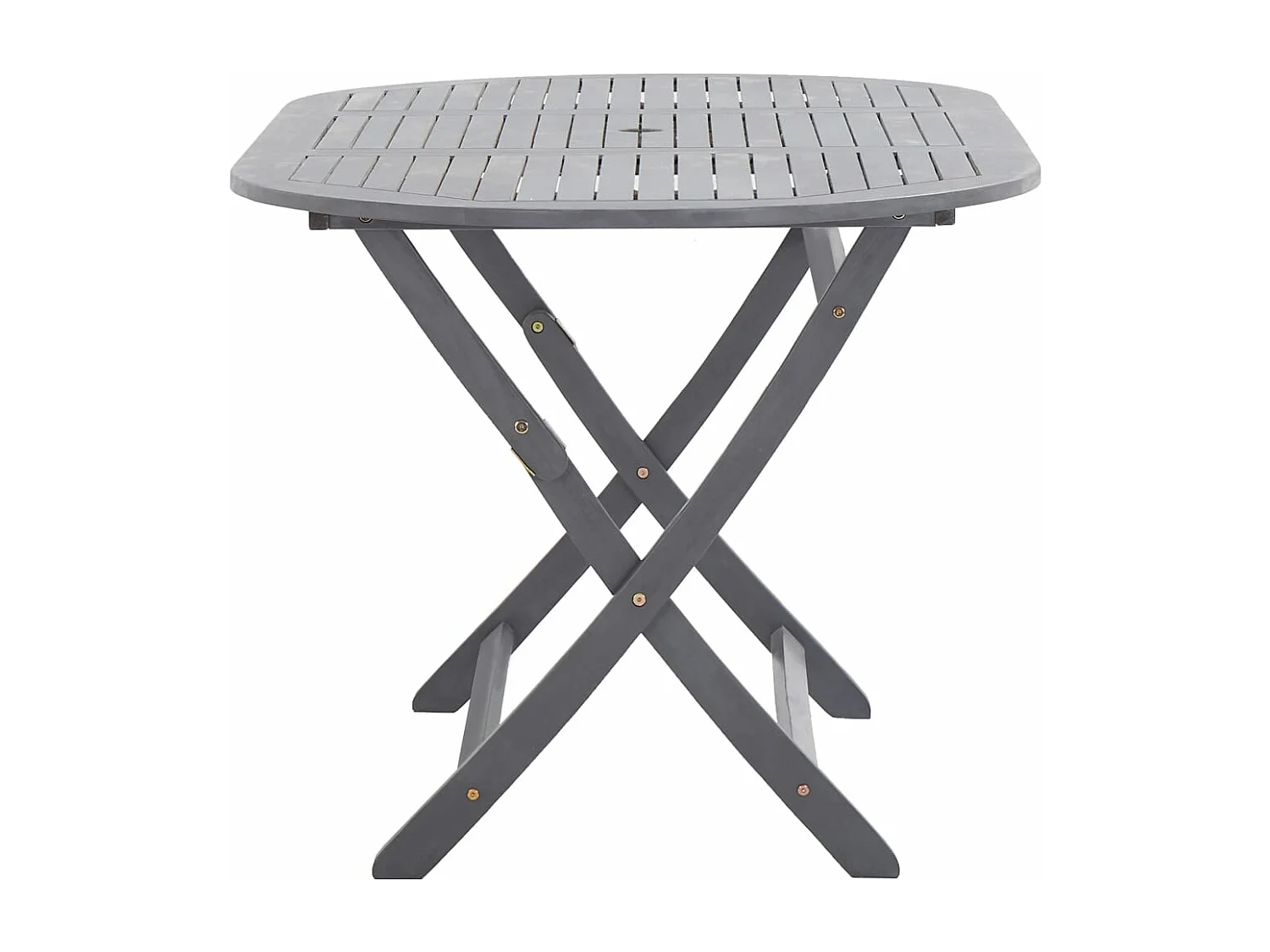 Tuintafel inklapbaar 160x85x75 cm massief acaciahout