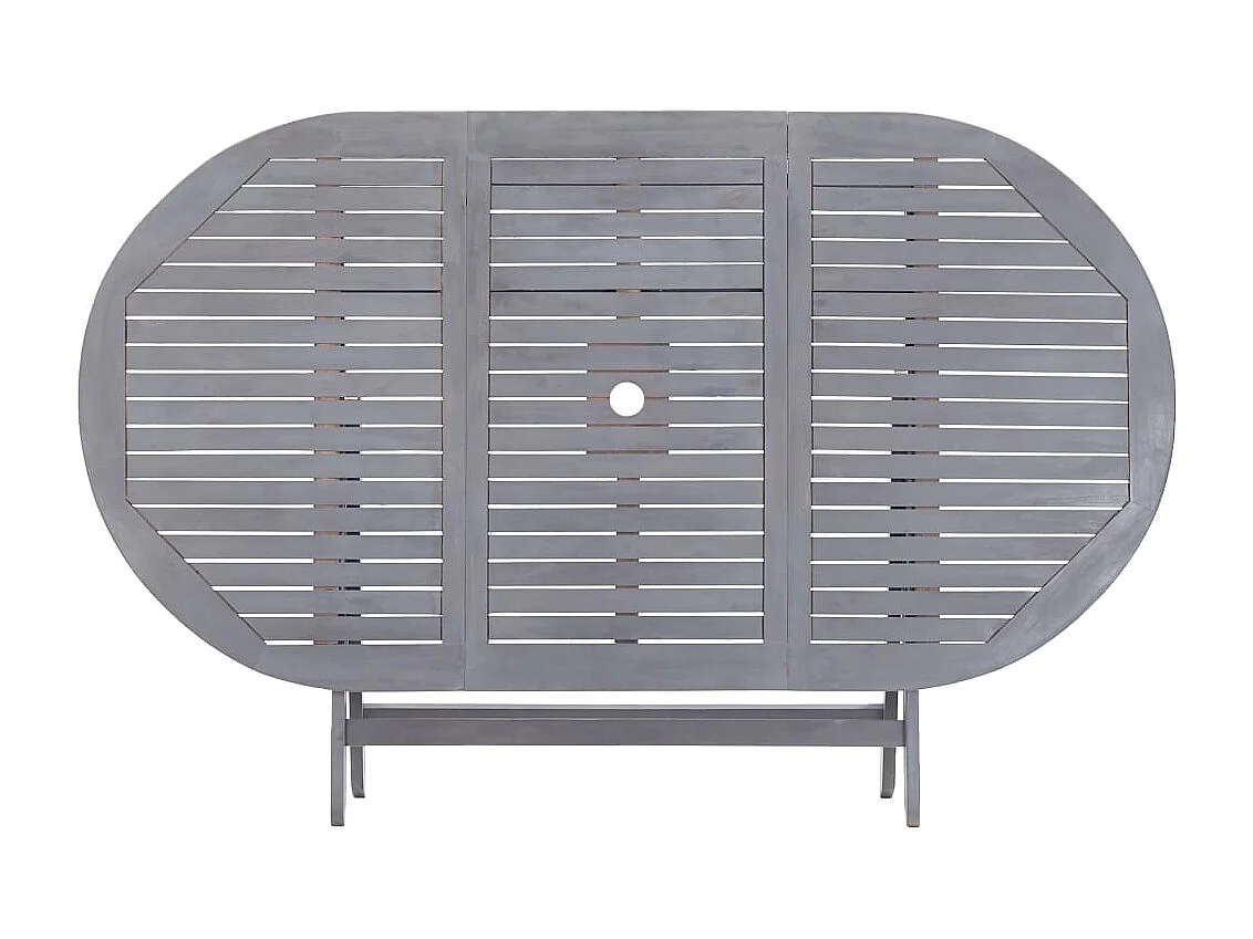 Tuintafel inklapbaar 160x85x75 cm massief acaciahout