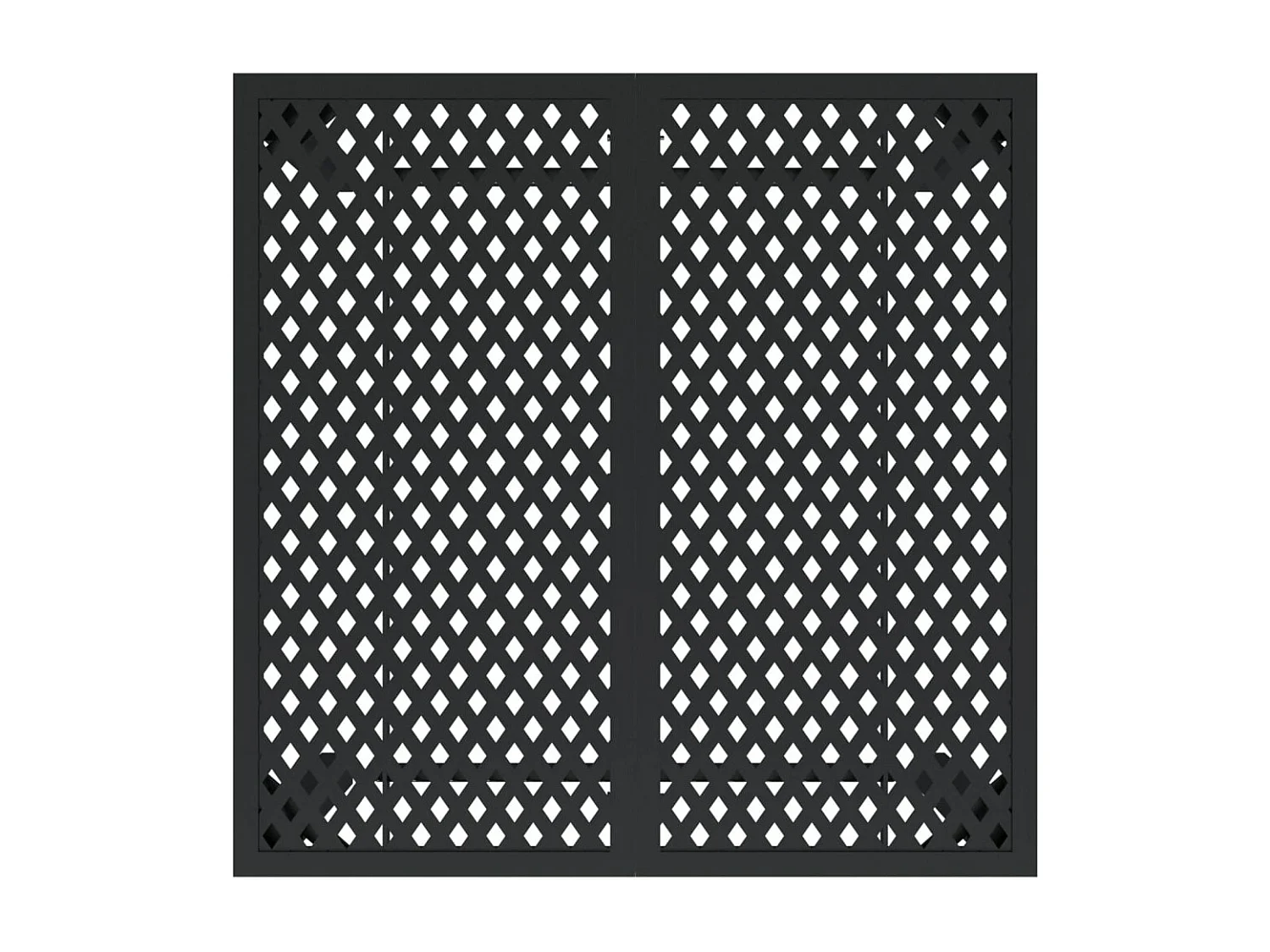 Gartentisch Anthrazit 80x80x72 cm Stahl