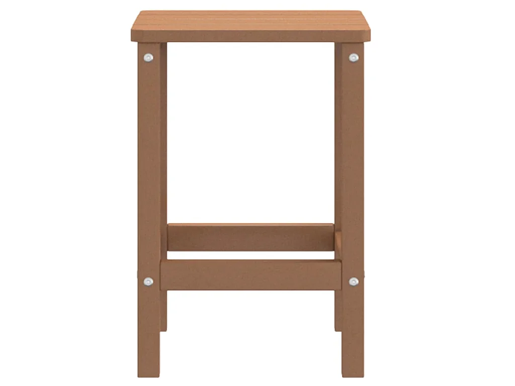 Tuintafel Adirondack 38x38x46 cm HDPE bruin