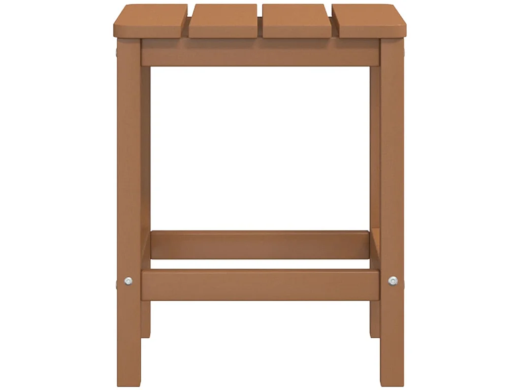 Tuintafel Adirondack 38x38x46 cm HDPE bruin