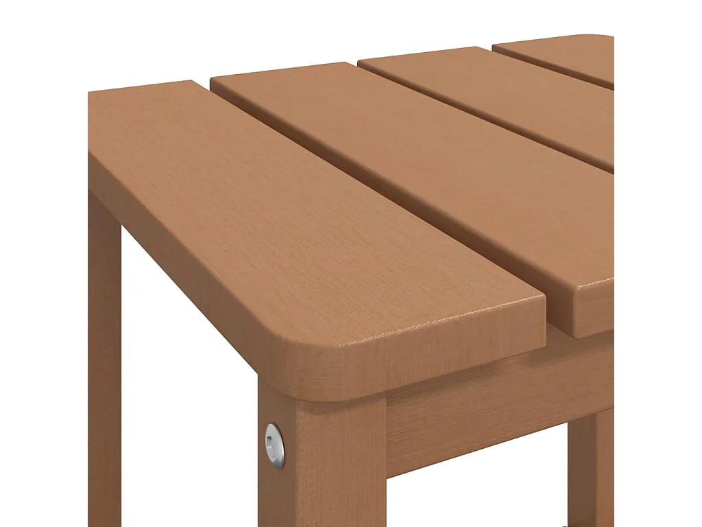 Tuintafel Adirondack 38x38x46 cm HDPE bruin