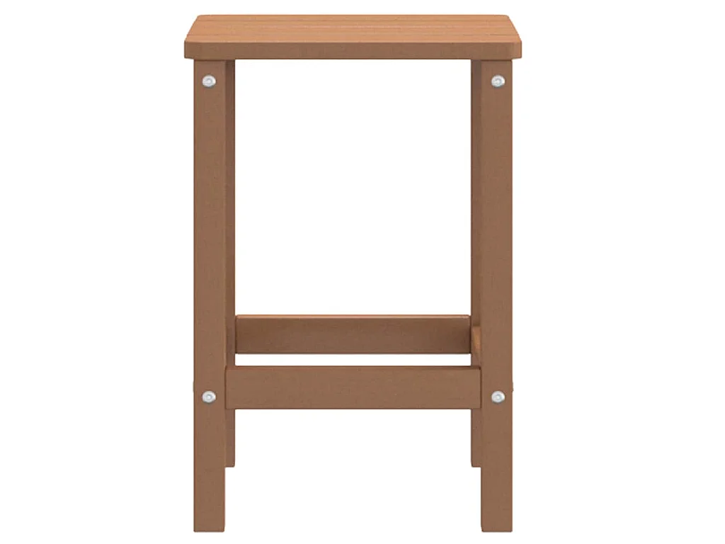 Table de jardin Adirondack Marron 38x38x46 cm PEHD