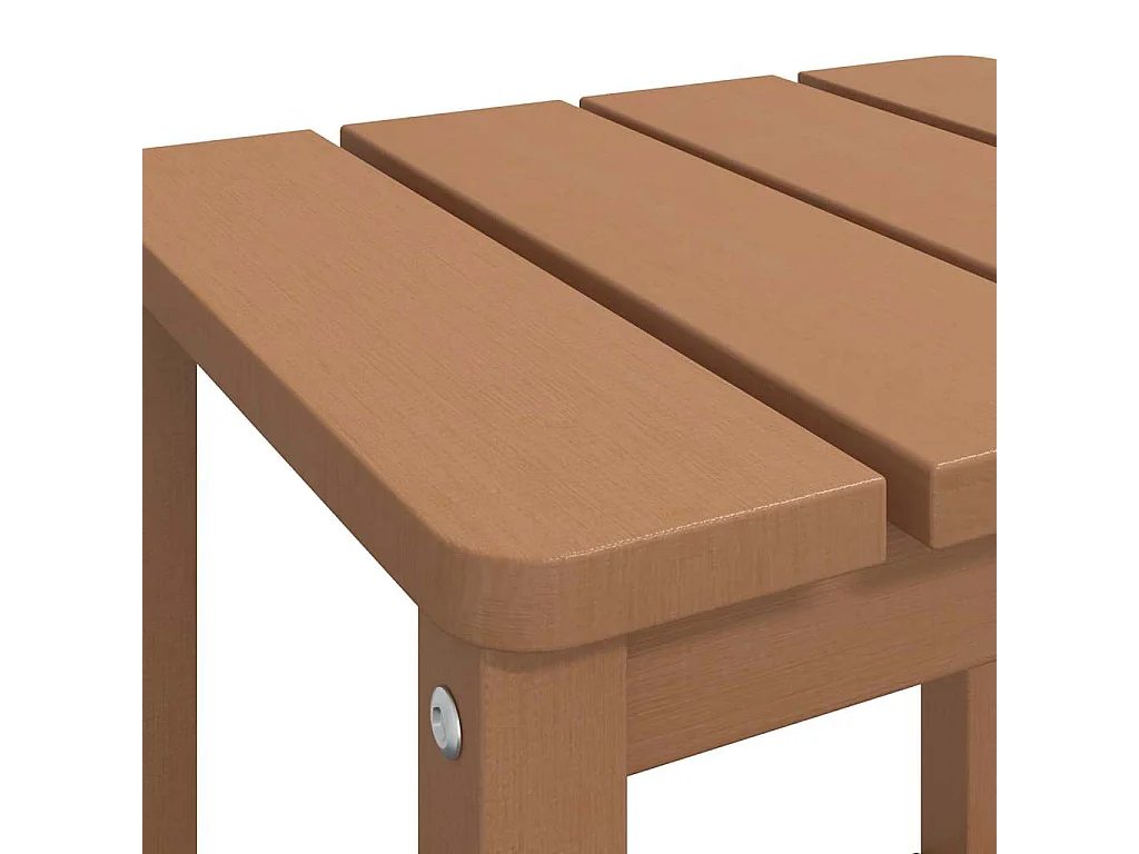 Table de jardin Adirondack Marron 38x38x46 cm PEHD