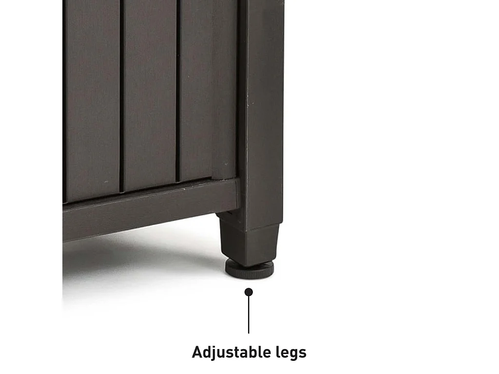 Tavolo Esterni Multifunzione per Barbecue Unity XL Aspetto Legno