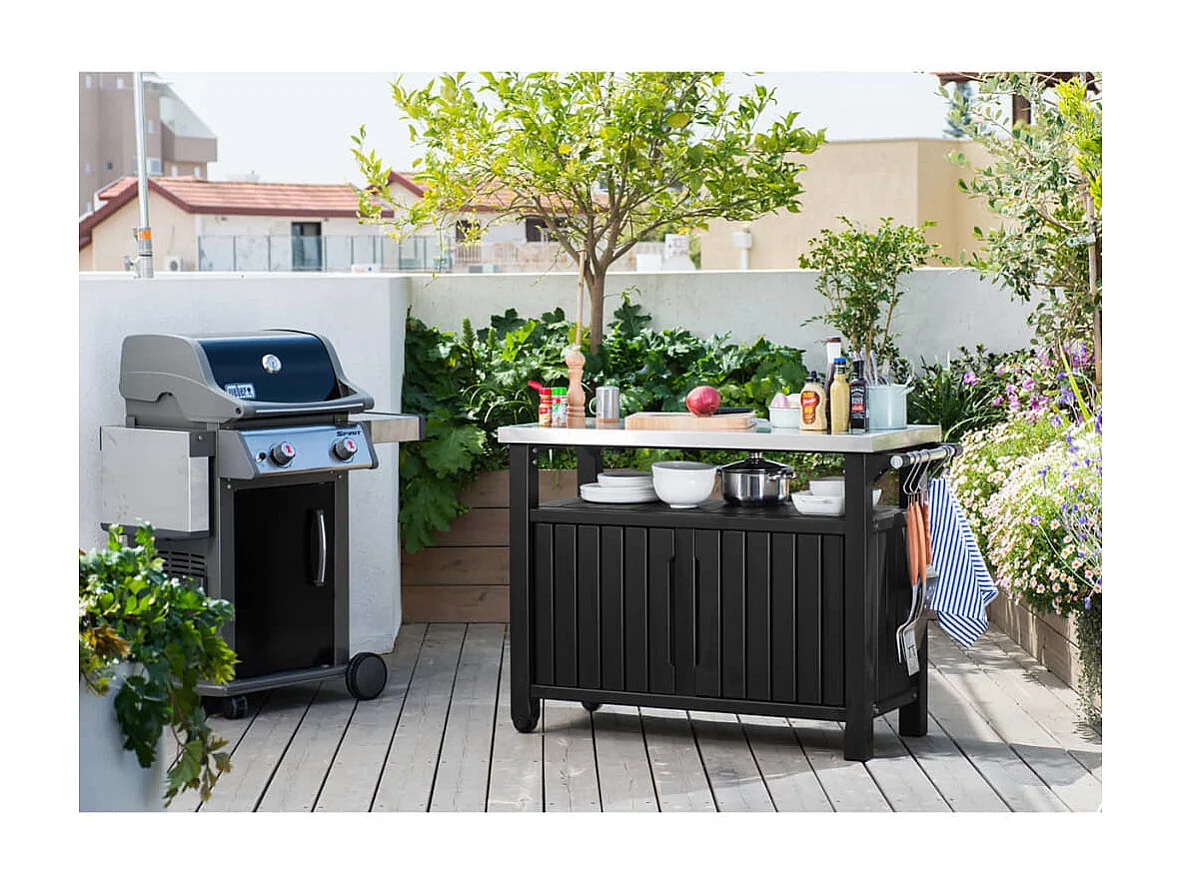Table d'extérieur multifonctionnelle de barbecue Unity XL