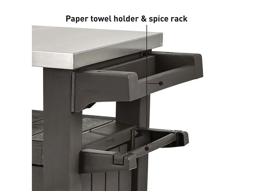 Table d'extérieur multifonctionnelle de barbecue Unity XL