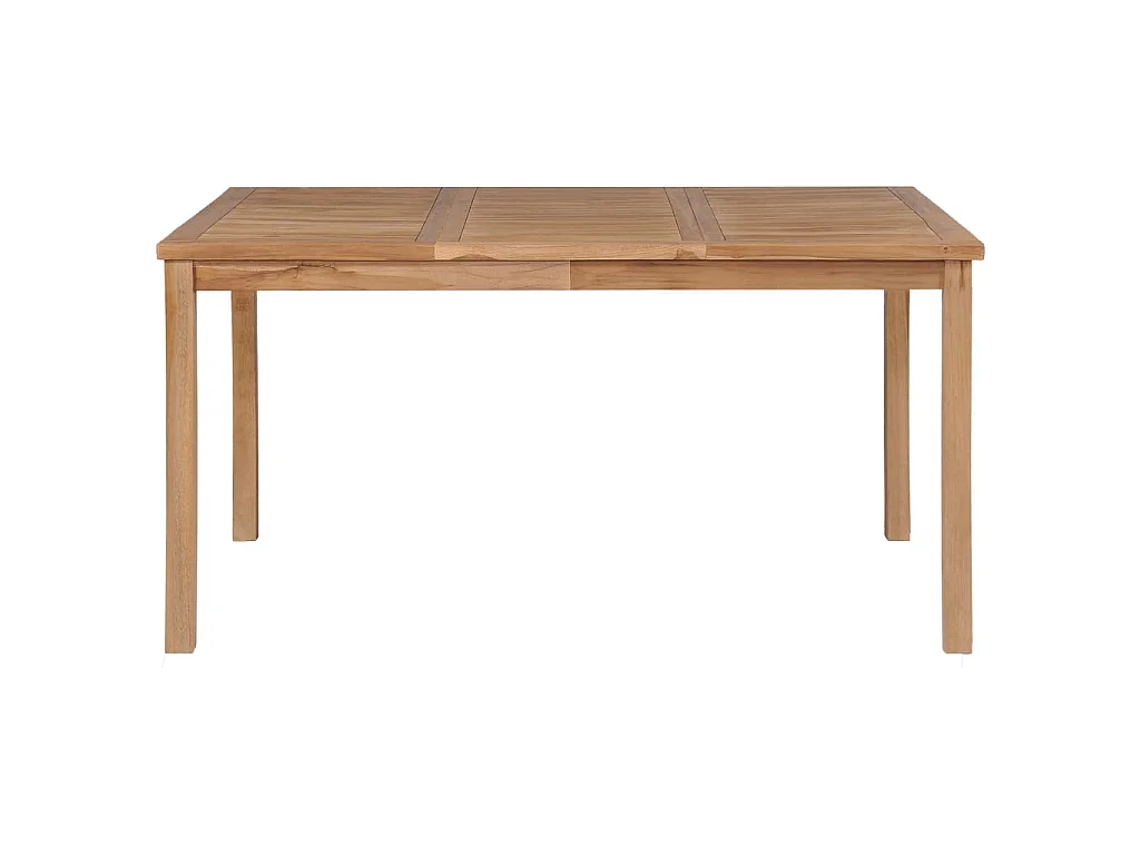 Gartentisch 150x90x77 cm Massivholz Teak