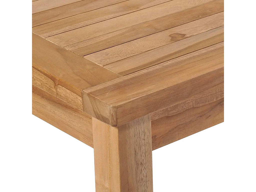 Gartentisch 150x90x77 cm Massivholz Teak