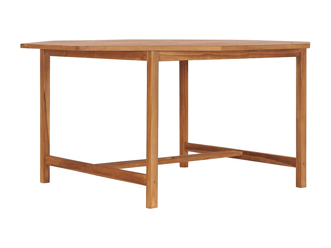 Table de jardin 150x150x75 cm Bois de teck solide