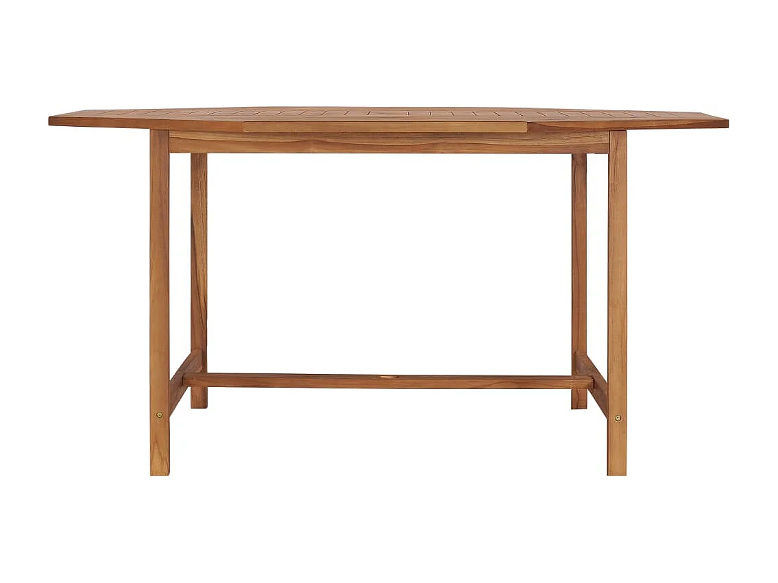 Table de jardin 150x150x75 cm Bois de teck solide