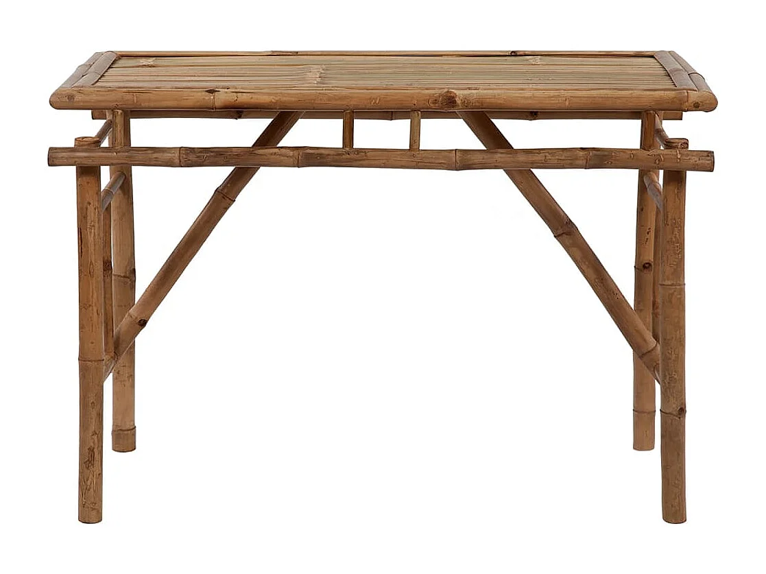 Table de jardin pliable 115x50x75 cm Bambou