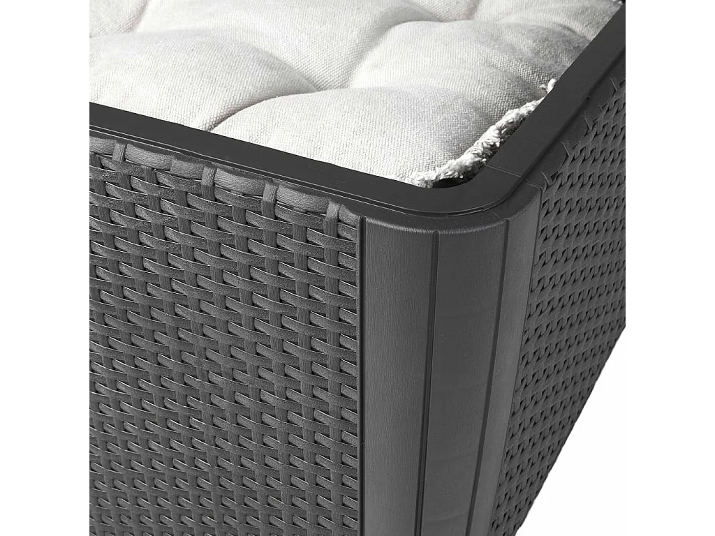 Garten-Beistelltisch Luzon+´Graphitgrau 241664