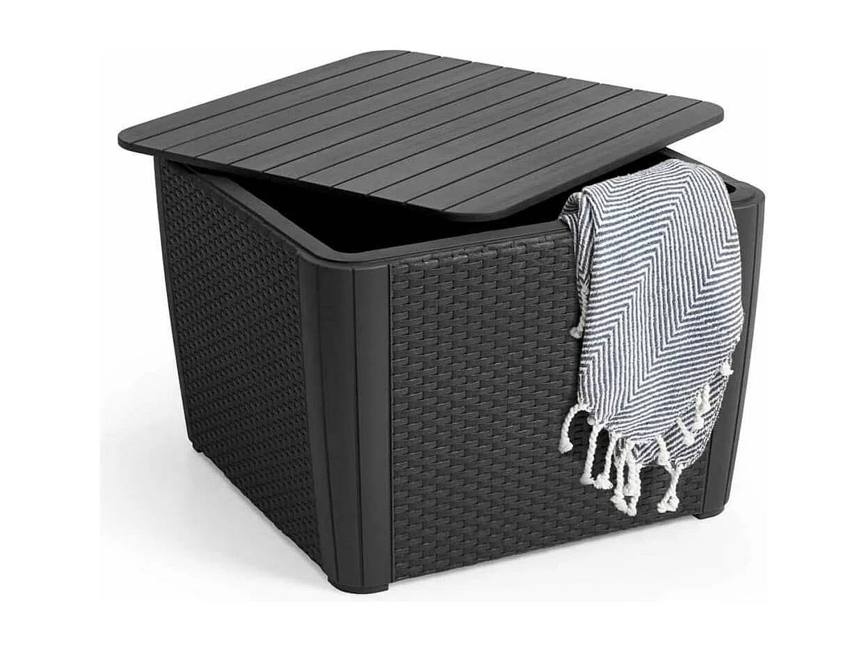 Garten-Beistelltisch Luzon+´Graphitgrau 241664