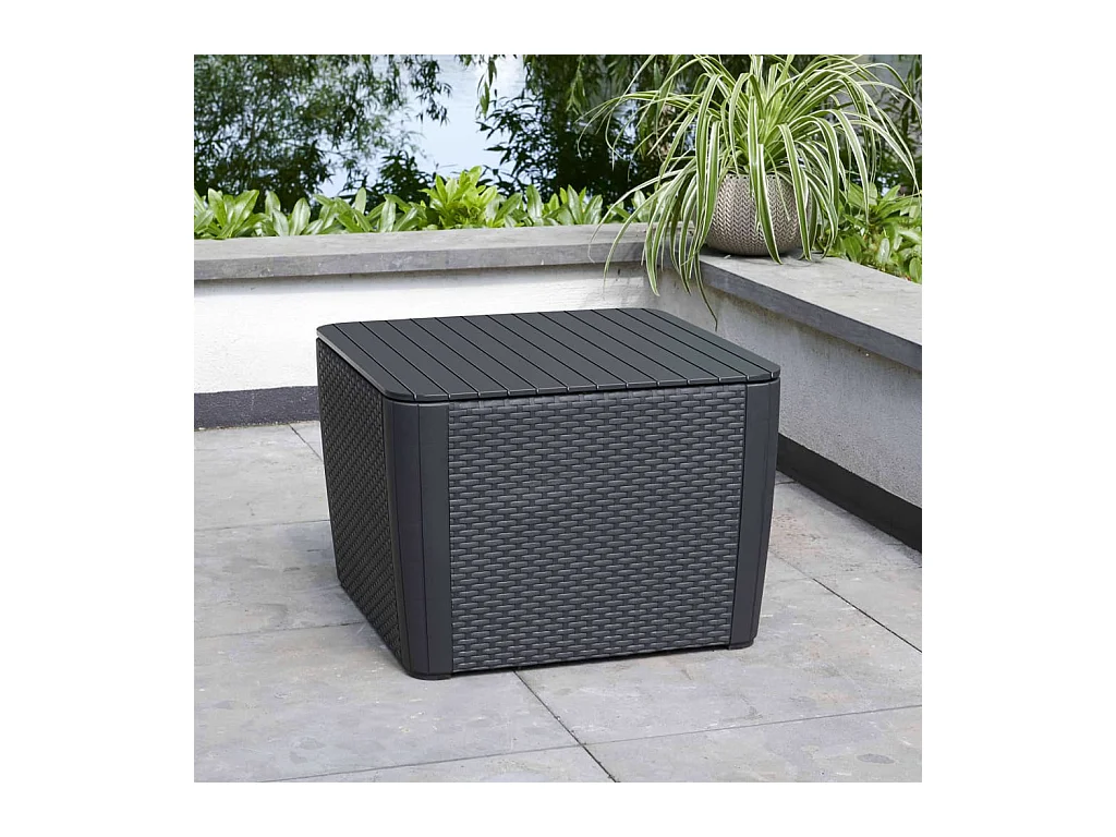 Table d'appoint de jardin Luzon+ Graphite 241664