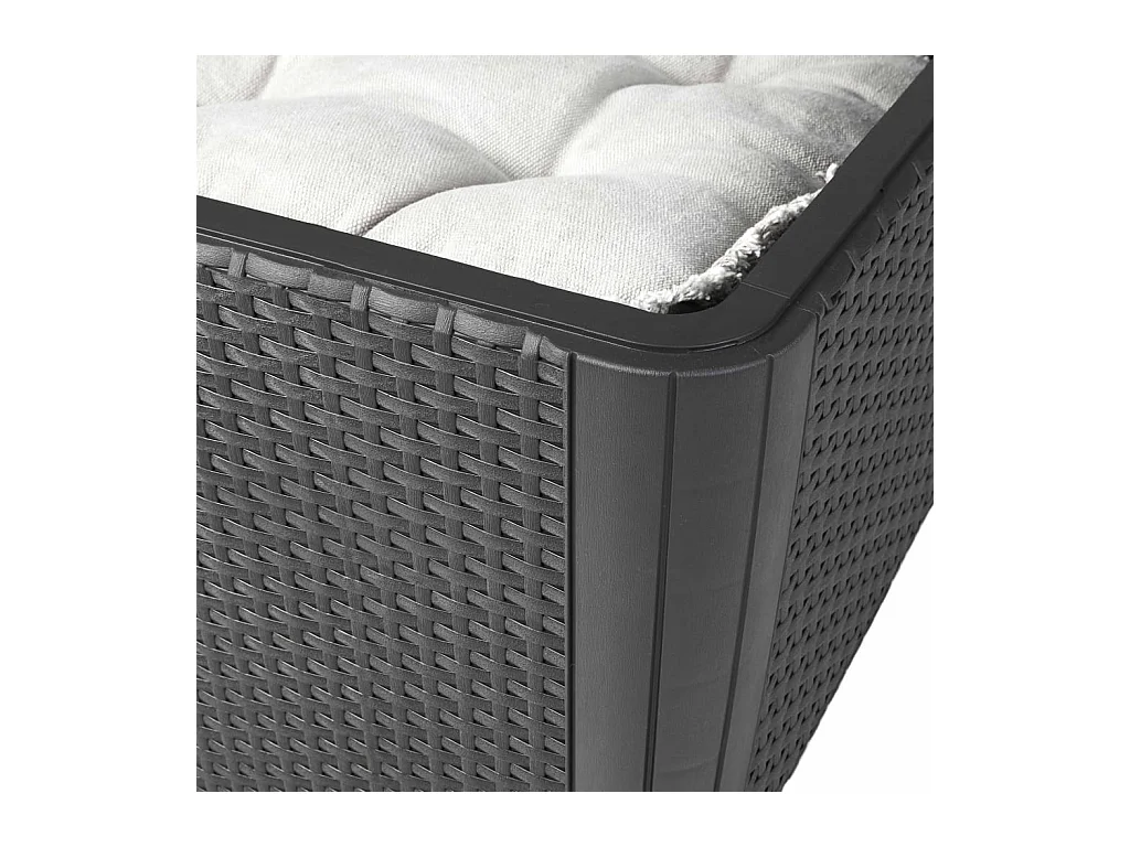 Table d'appoint de jardin Luzon+ Graphite 241664