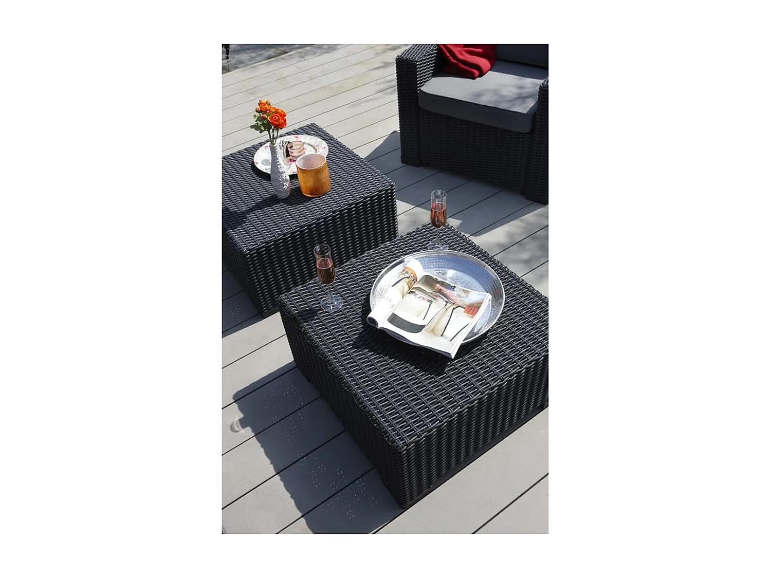 Tuintafel California grafietkleurig 197421