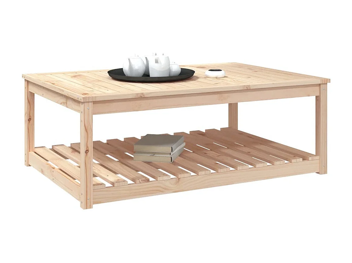 Tuintafel 121x82,5x45 cm massief grenenhout