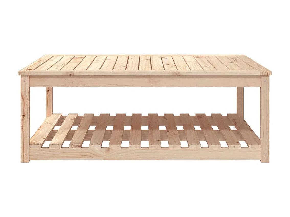 Tuintafel 121x82,5x45 cm massief grenenhout