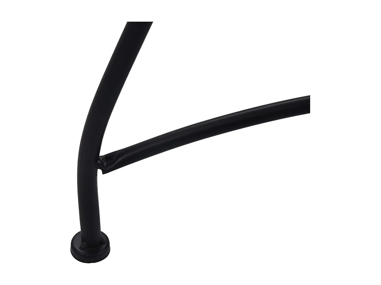 Table de bistro mosaïque Marron 60 cm Céramique