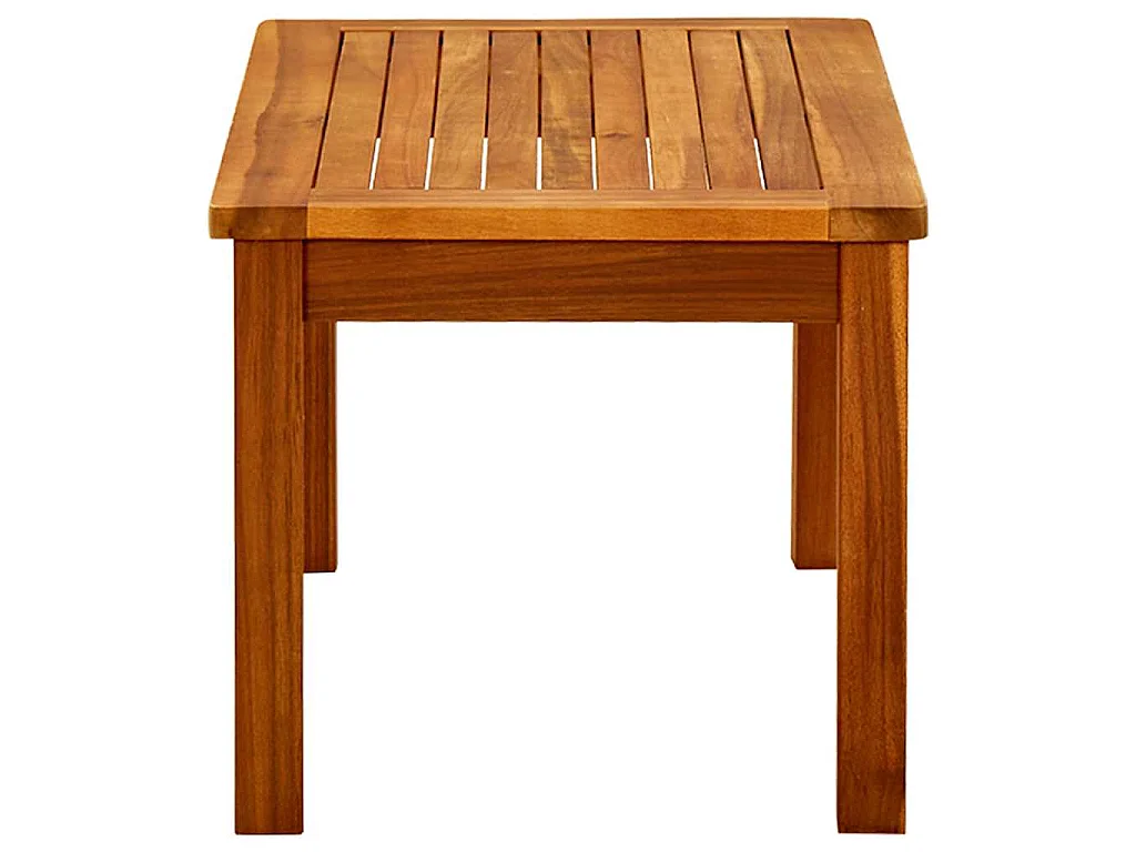 Mesa de centro p/ jardim 70x40x36 cm madeira de acácia maciça