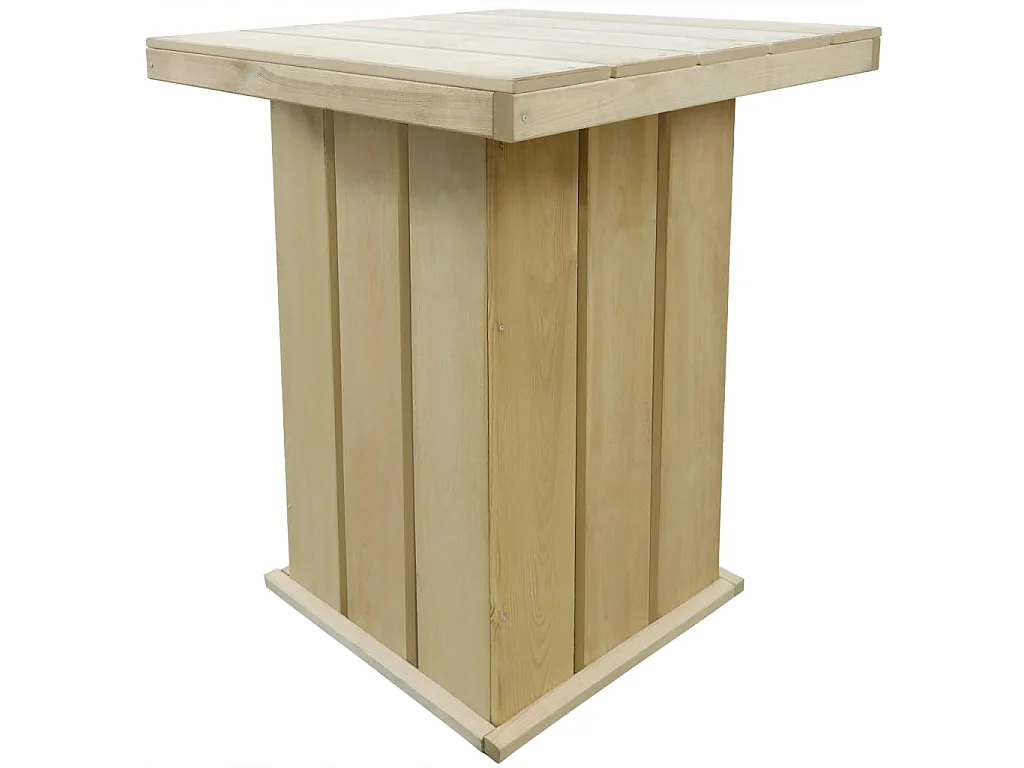 Bartafel 75x75x110 cm geïmpregneerd grenenhout