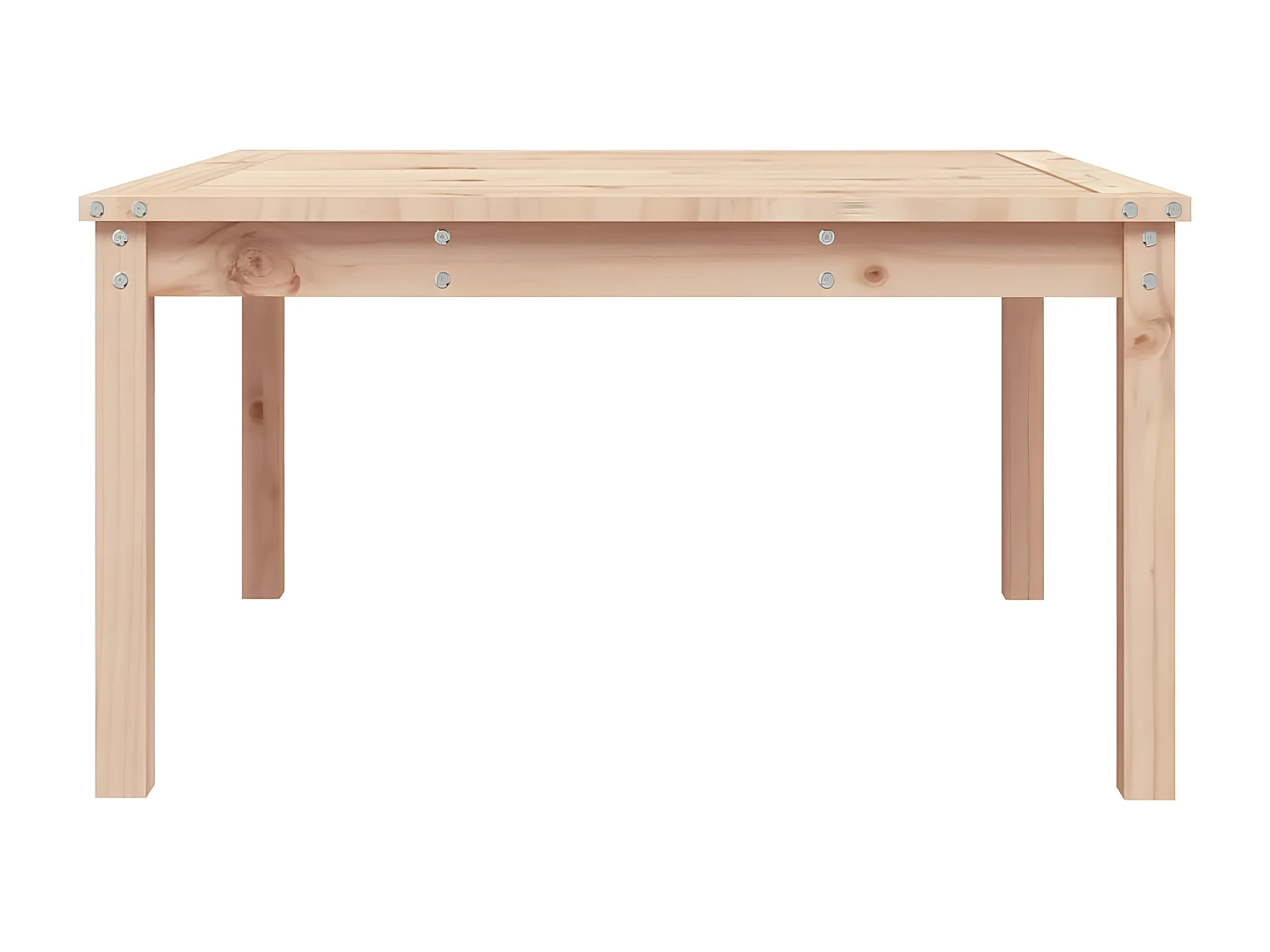 Tavolo da Giardino 82,5x82,5x45 cm in Legno Massello di Pino