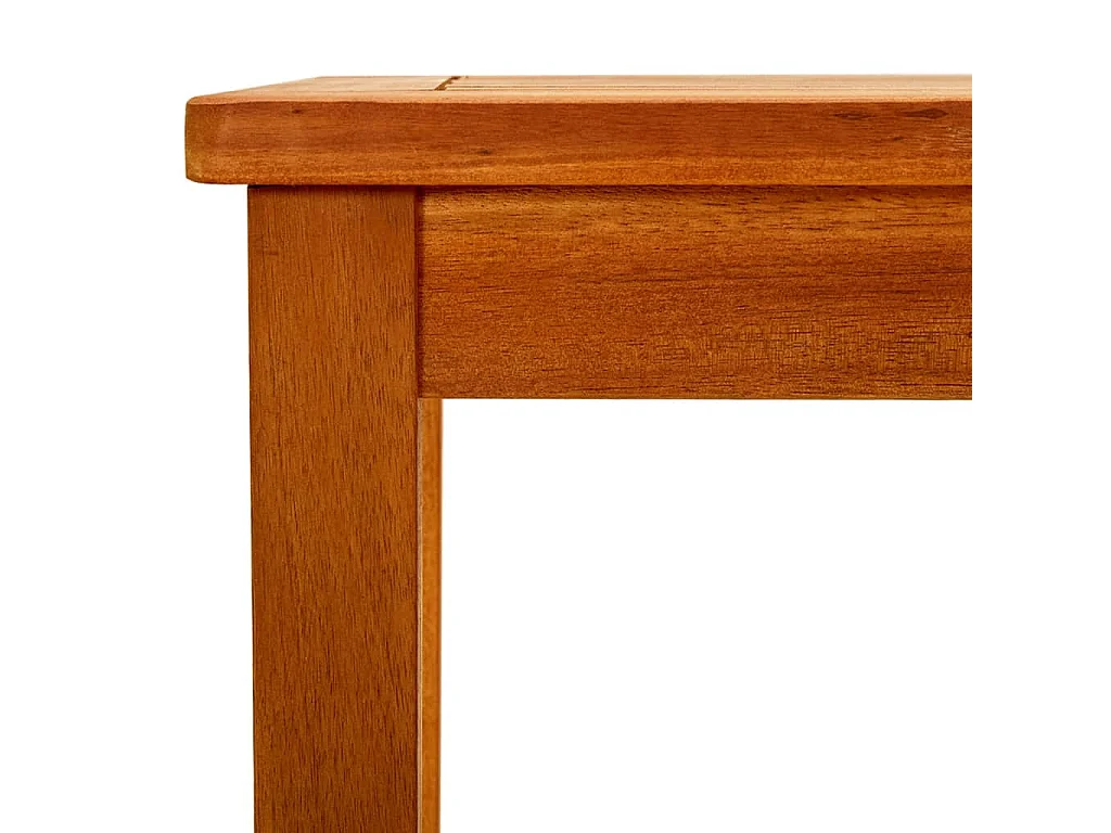 Tavolino da Giardino 90x50x36 cm in Legno Massello di Acacia