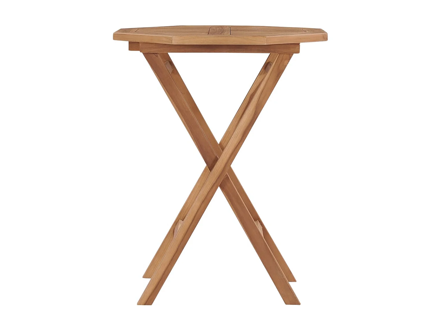 Table pliable de jardin 60x60x75 cm Bois de teck solide
