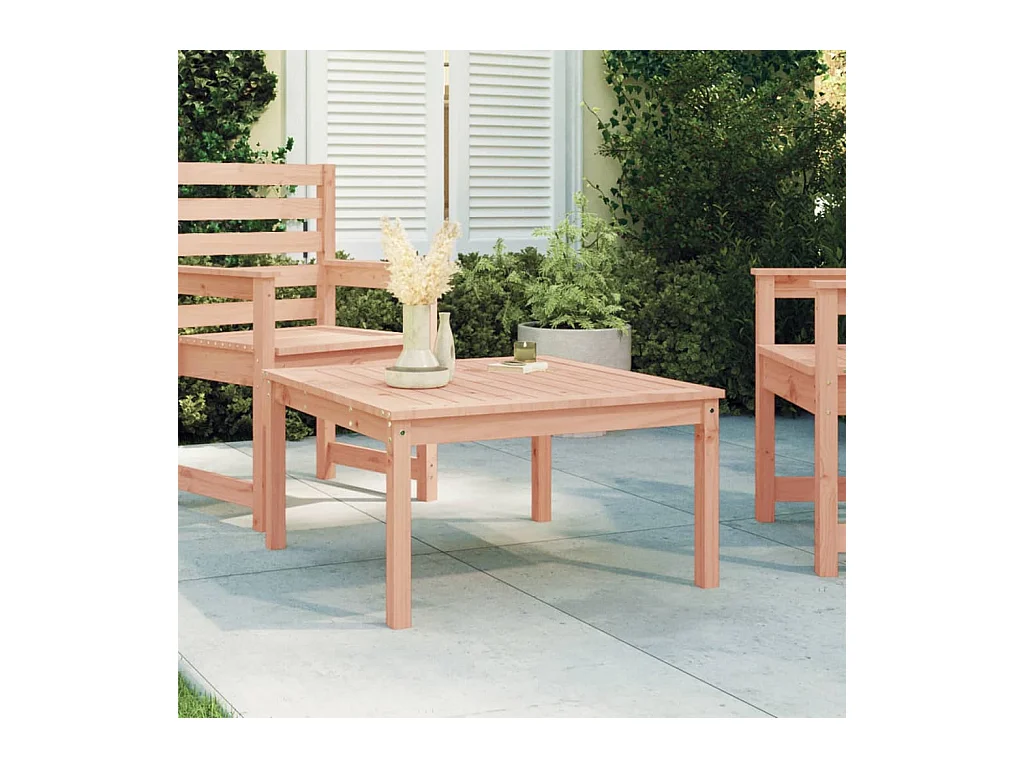 Table de jardin 82,5x82,5x45 cm bois massif de douglas