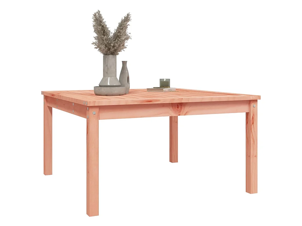 Mesa de jardim 82,5x82,5x45 cm madeira de douglas maciça