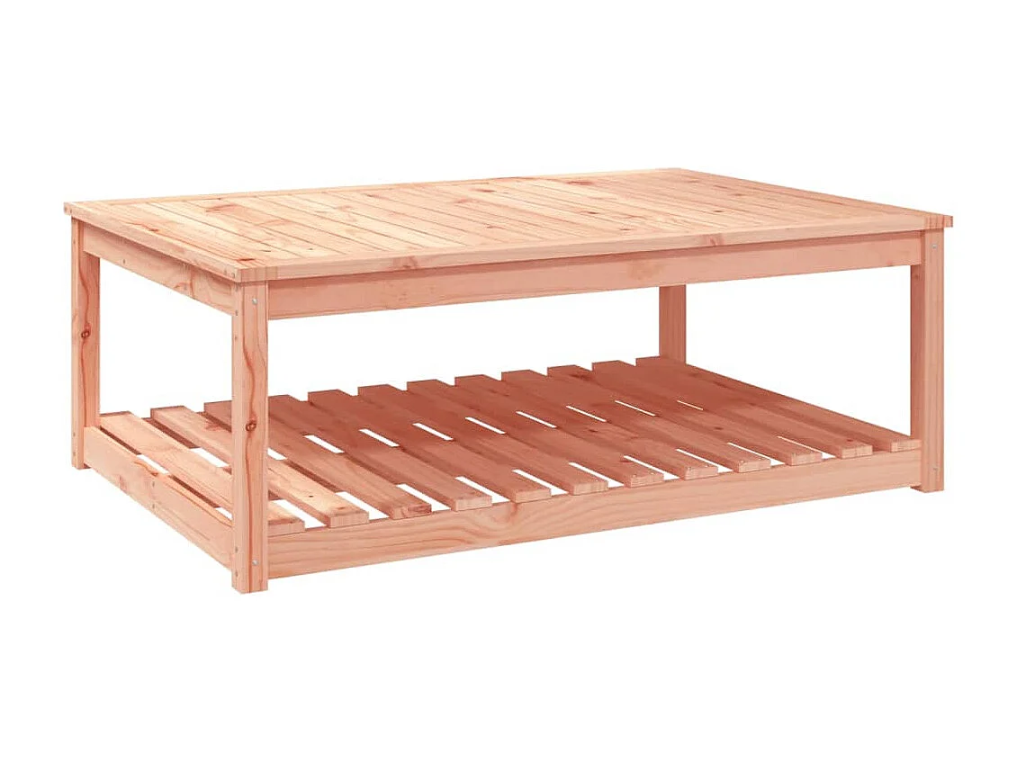 Gartentisch 121x82,5x45 cm Massivholz Douglasie