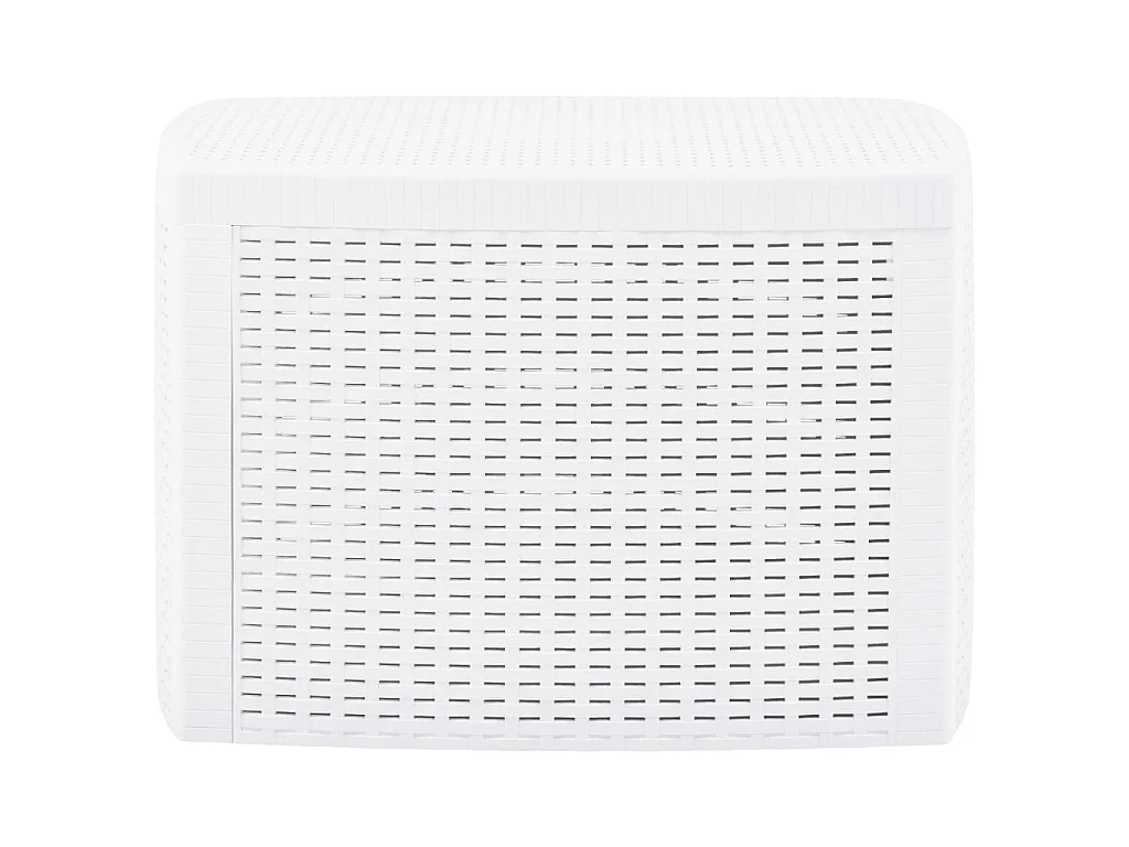 Table d'appoint Blanc 54x54x36,5 cm Plastique