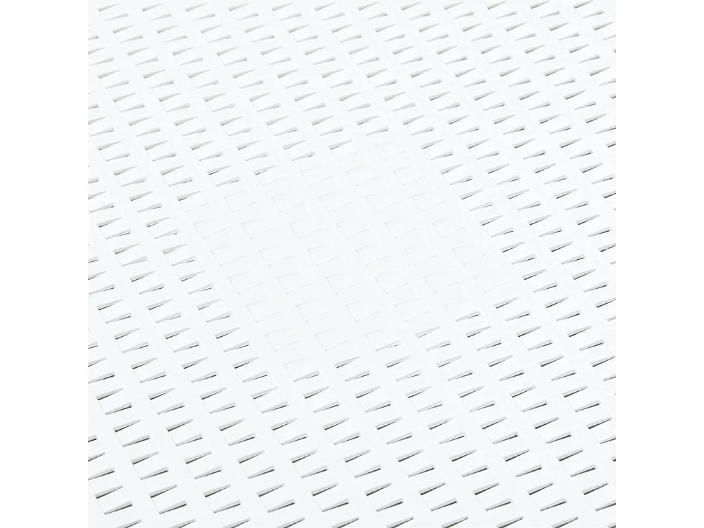 Table d'appoint Blanc 54x54x36,5 cm Plastique